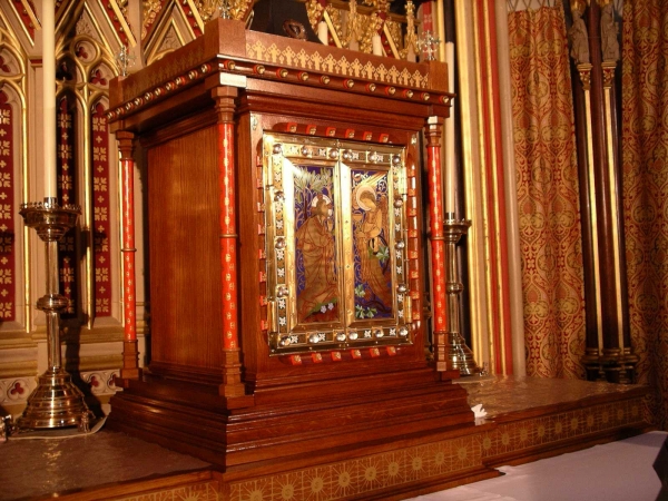 High altar tabernacle (Image: Nicholas Callinan)