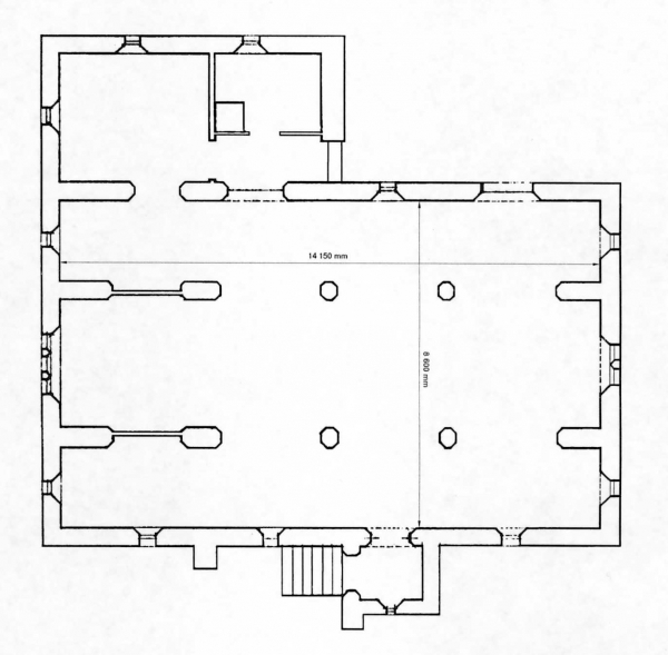 Ground plan (Courtesy: Philip Whitehead)