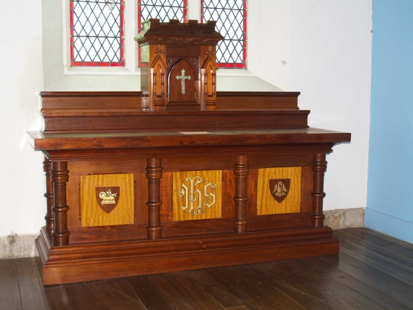 Conserved 1920s altar (Image: Brian Andrews)