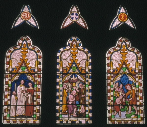 Baptistery window (Image: Brian Andrews)