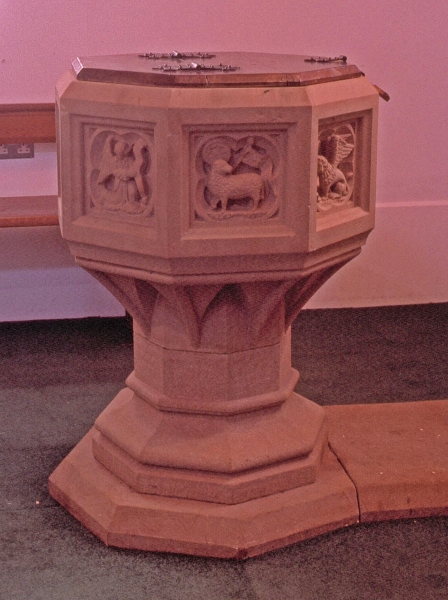 Baptismal font (Image: Brian Andrews)