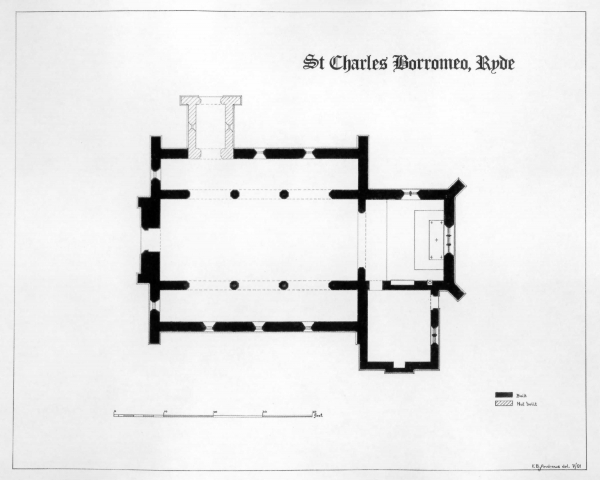Original ground plan (Brian Andrews)