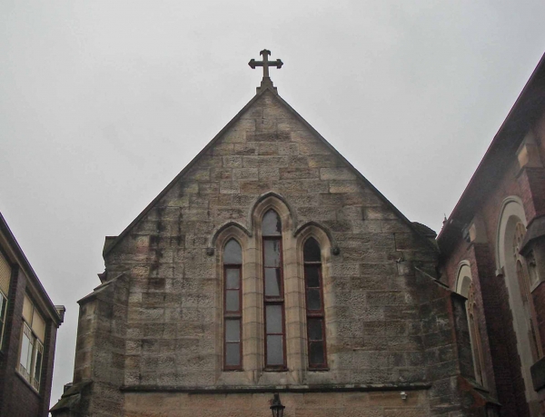 Deatil of chancel east wall (Image: Jude Andrews)