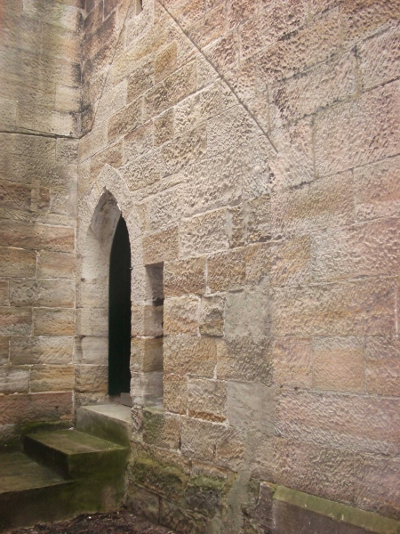 Location of demolished sacristy (Image: Jude Andrews)