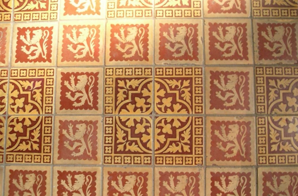 Encaustic tiles (Image: Nicholas Callinan)