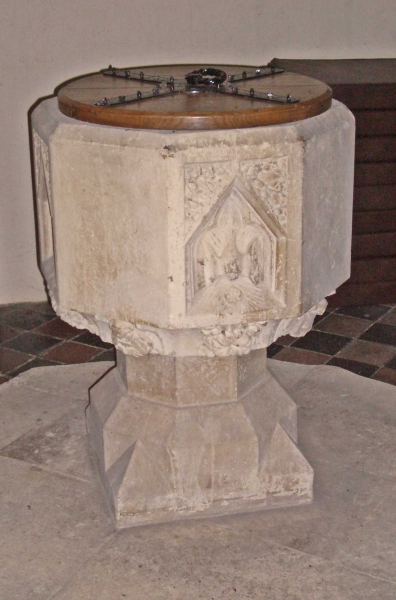 Baptismal font (Image: Brian Andrews)
