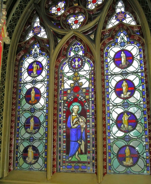 Baptistery south window (Image: Nicholas Callinan)