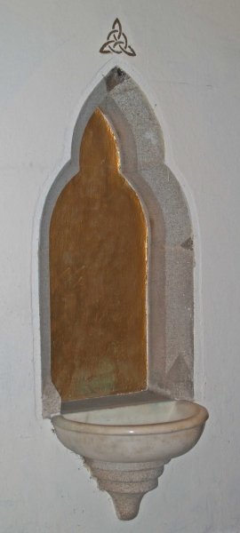 Holy water stoup (Image: Brian Andrews)