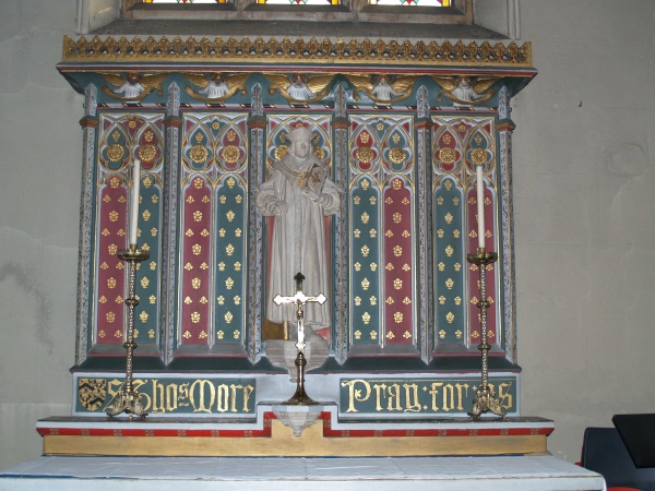 Detail of reredos (Image: Brian Andrews)
