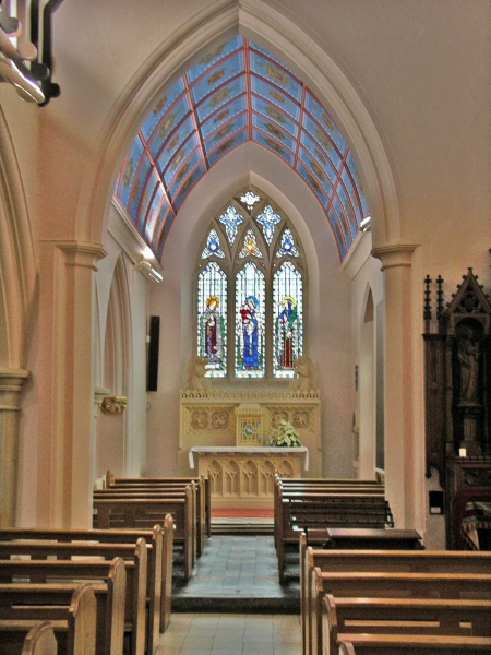 Pugin's nave and chancel looking east (Image: Nicholas Callinan)