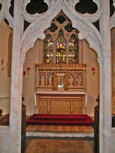 High altar viewed through the rood screen (Image: Nicholas Callinan)