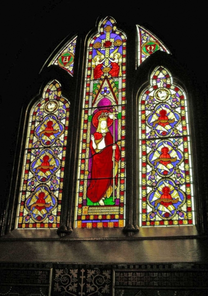 Blessed Sacrament chapel east window (Image: Nicholas Callinan)