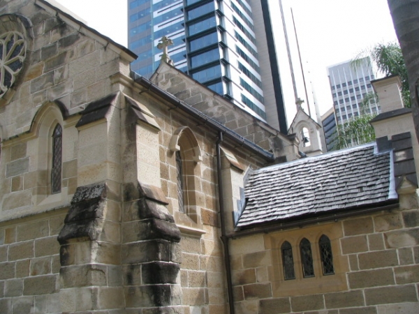 Detail of the chancel and sacristy (Image: Stephen Kerin)