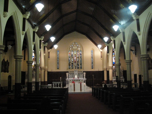 Interior looking east (Image: Fr Don Richardson)