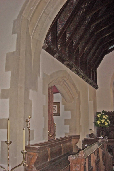 Detail of chancel north side (Image: Brian Andrews)