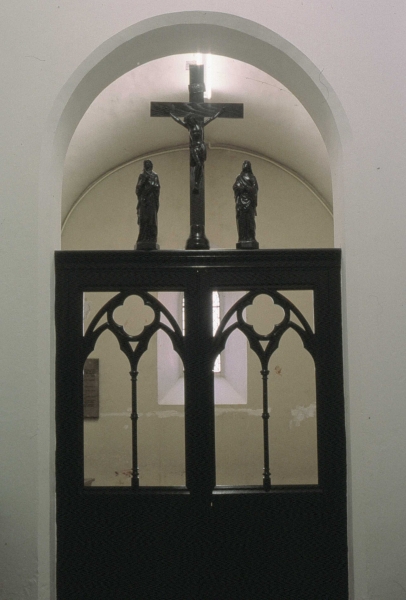 Entrance to the Poncia and Hardman chantries in the crypt (Image: Brian Andrews)