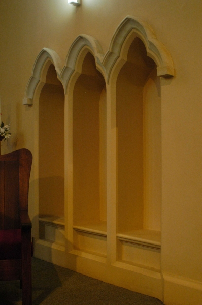 Sedilia in the chancel south wall (Image: Ian Stapleton)