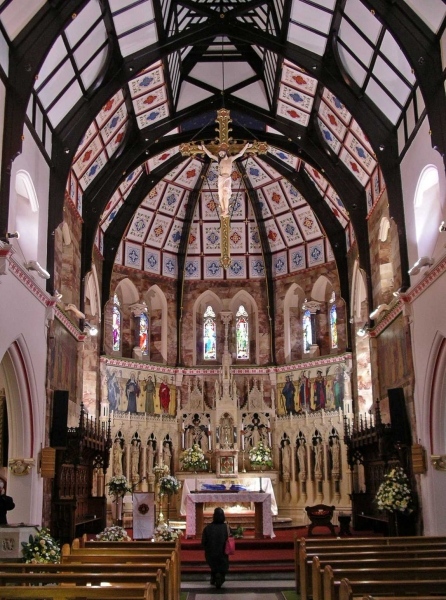 Edward Pugin's interior looking east (Image: Nicholas Callinan)