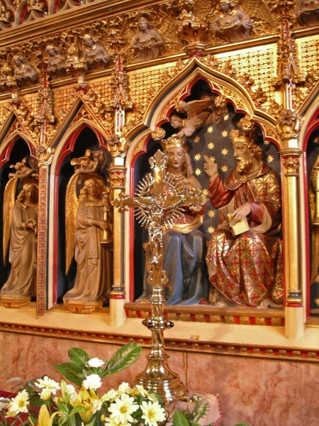 High altar reredos detail (Image: Nicholas Callinan)