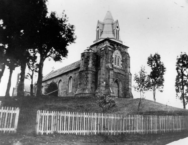 North west elevation c.1900, second spire by Alexander North (Image: Richmond Parish)