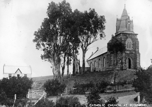 North west elevation c.1910, second spire by Alexander North (Image: Richmond Parish)
