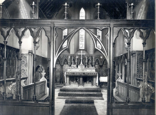 Lady Chapel c.1930 (Image: Nottingham Diocesan Archives)