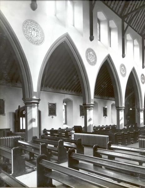 North aisle c.1930 (Image: Nottingham Diocesan Archives)