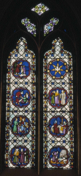 Seven corporal works of mercy window (Image: Brian Andrews)