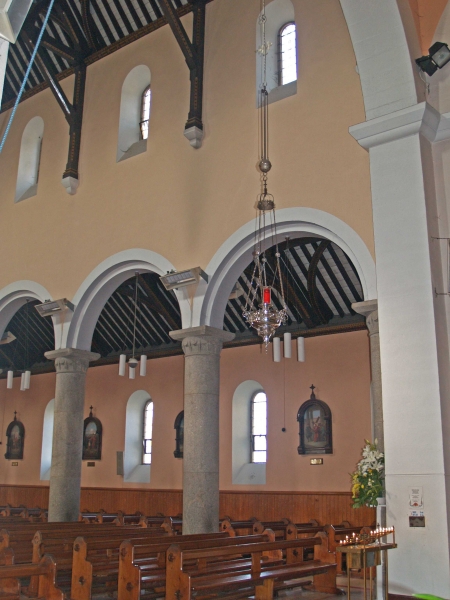 Nave interior elevation (Image: Brian Andrews)