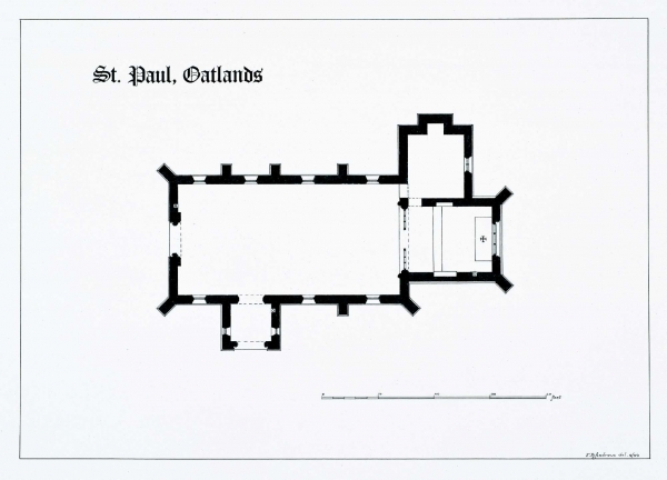 Measured ground plan (Brian Andrews)
