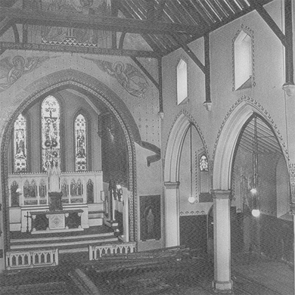 <p>Old interior looking south-east (Image: Courtesy Dudley Parish)</p>