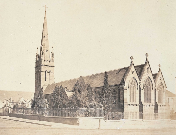 The church as constructed from the south east (Private collection)