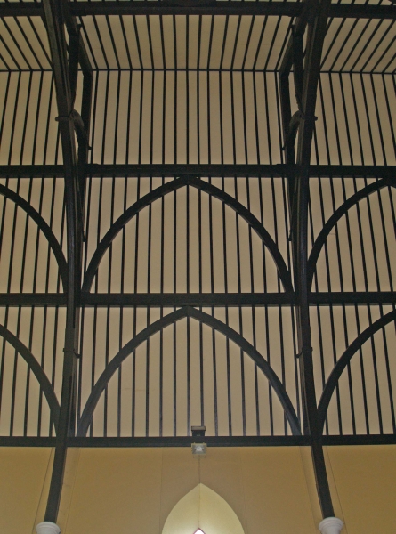 Detail of nave wind braces (Image: Brian Andrews)