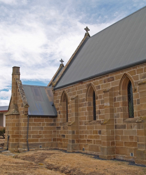 Nave north wall and sacristy (Image: Brian Andrews)