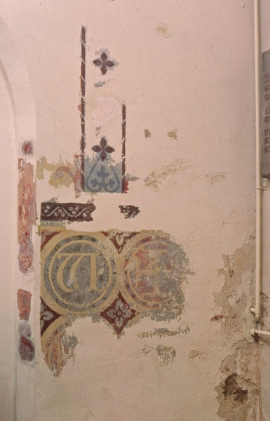 Paint scrapes in the crypt (Image: Brian Andrews)