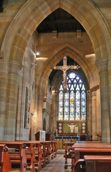 Interior looking east (Image: John Maidment)