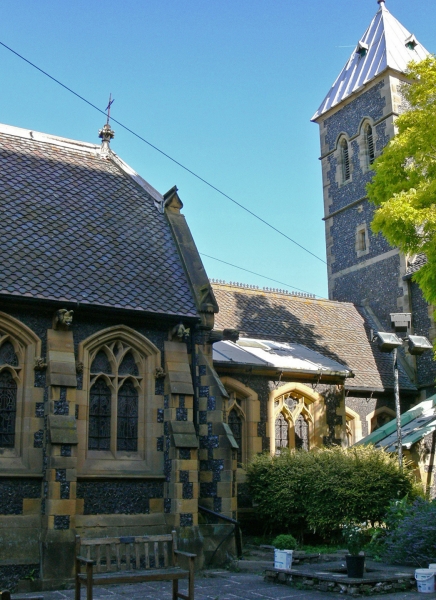 The cloister looking north-east (Image: John Maidment)