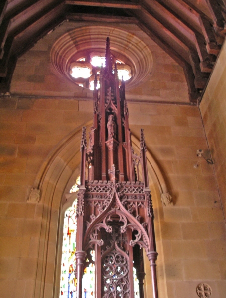 The baptismal font cover (Image: Nicholas Callinan)