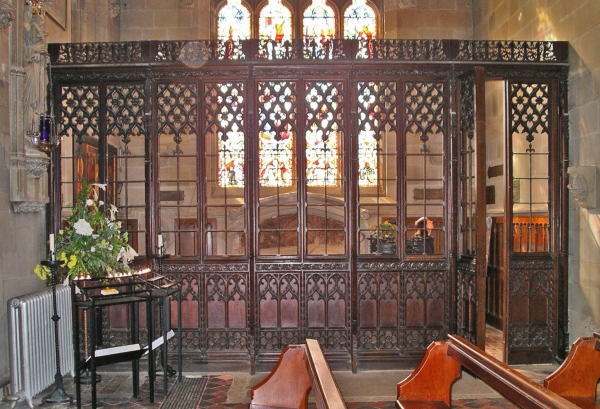 The Pugin chantry parclose screen (Image: Nicholas Callinan)