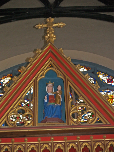 Detail of reredos (Image: Brian Andrews)