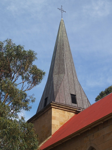 Detail of 1972 spire (Image: Brian Andrews)