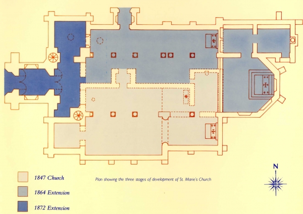 Final ground plan (courtesy Derek & Lucy Thackray)