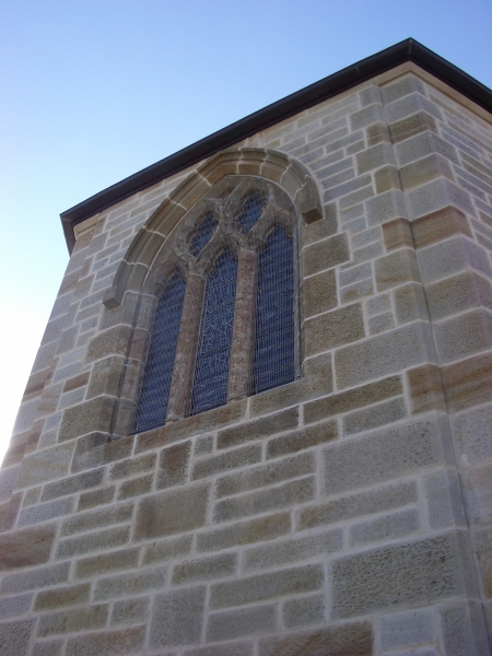 Original east window set in apse of 1934 enlargement (Image: Jude Andrews)