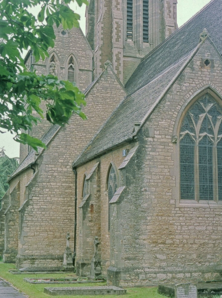 Detail of Pugin's original church from the south east (Image: Brian Andrews)