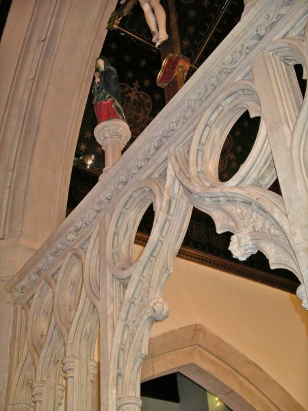 Detail of rood screen (Image: Nicholas Callinan)