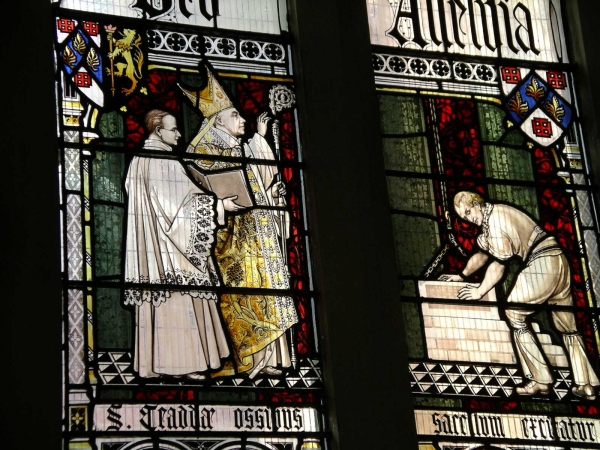 St Edward's chapel window detail (Image: Nicholas Callinan)