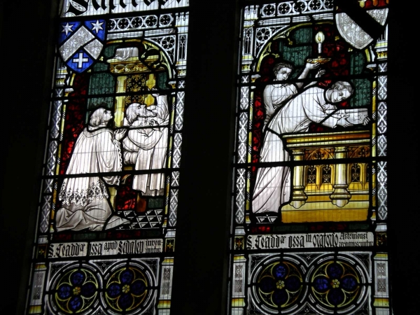 St Edward's chapel window detail (Image: Nicholas Callinan)