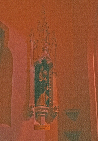 St John statue niche (Image: Brian Andrews)