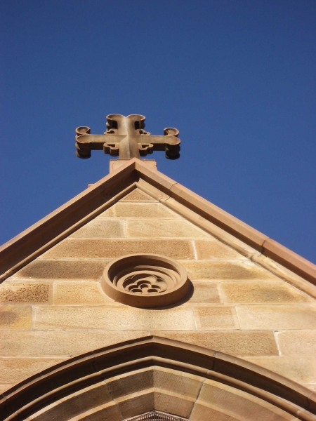 South aisle east wall gable detail (Image: Jude Andrews)
