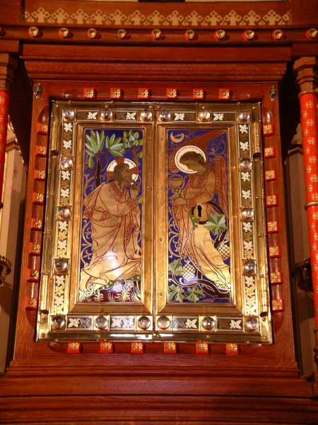 High altar tabernacle doors (Image: Nicholas Callinan)